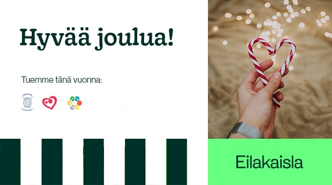 Toivotamme hyvää joulua ja menestystä uudelle vuodelle 2026